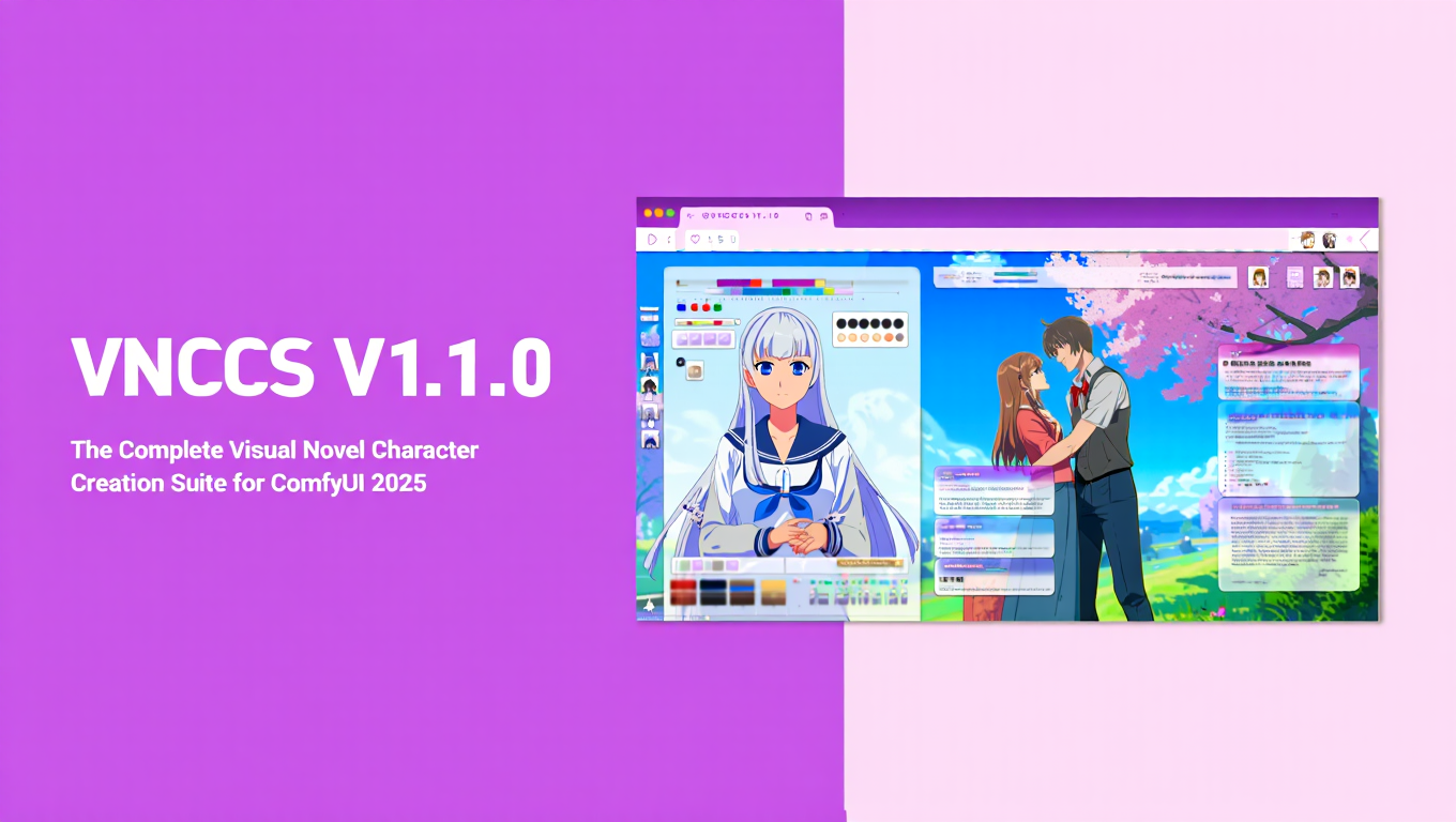 VNCCS: Visual Novel Character Creation Suite Guide tutorial banner