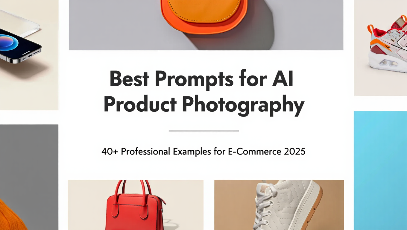 Best Prompts for AI Product Photography - 40+ Professional Examples for E-Commerce featured image