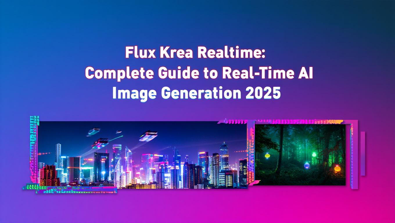 Flux Krea Realtime: Complete Guide to Real-Time AI Image Generation tutorial banner