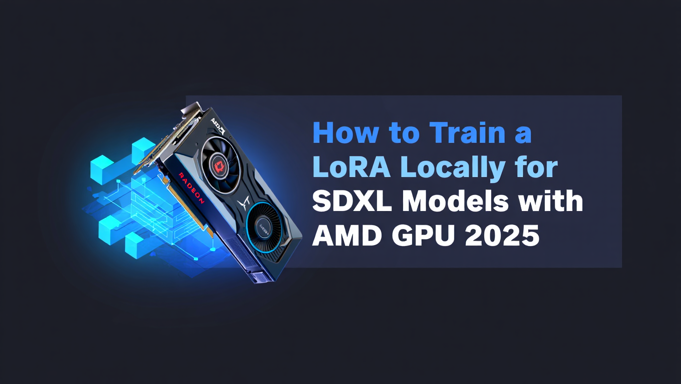 How to Train a LoRA Locally for SDXL Models with AMD GPU featured image
