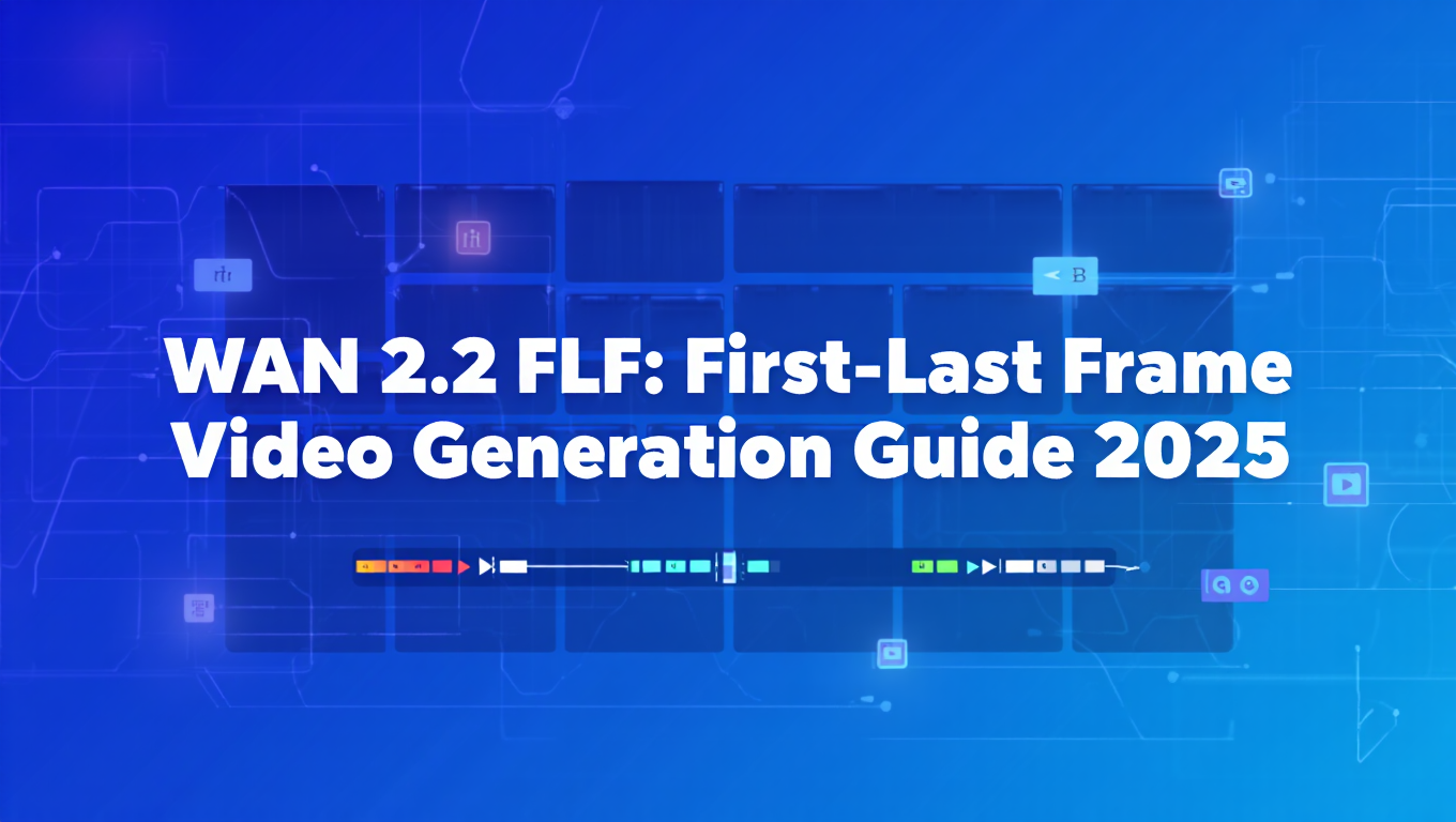 WAN 2.2 FLF: First-Last Frame Video Generation Guide tutorial banner