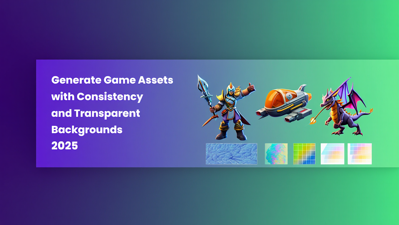 Generate Game Assets with Consistency and Transparent Backgrounds featured image