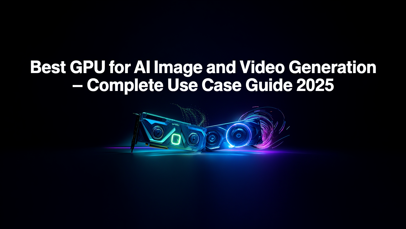Best GPU for AI Image and Video Generation - Complete Use Case Guide tutorial banner