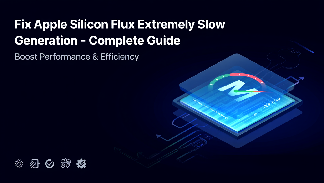 Fix Apple Silicon Flux Extremely Slow Generation - Complete Guide tutorial banner