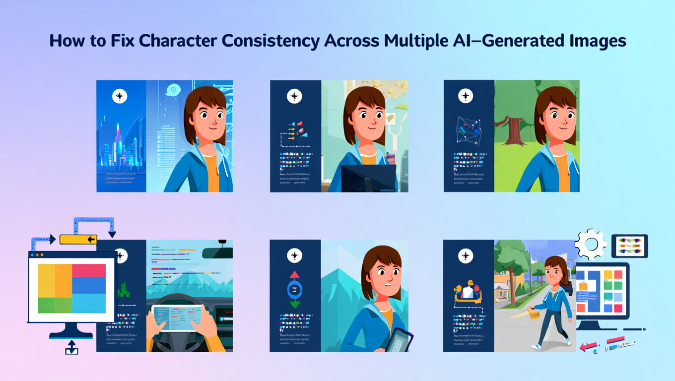 How to Fix Character Consistency Across Multiple AI-Generated Images featured image