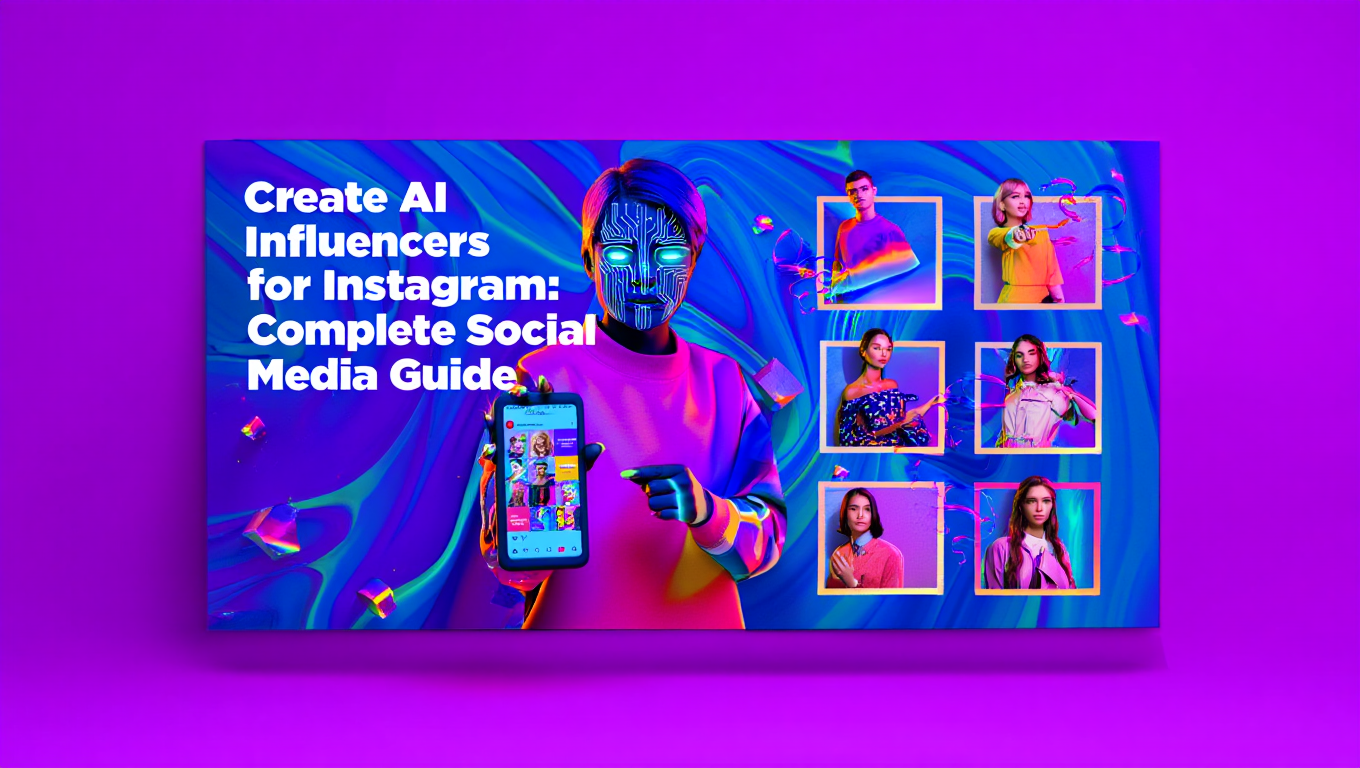 Create AI Influencers for Instagram: Complete Social Media Guide tutorial banner