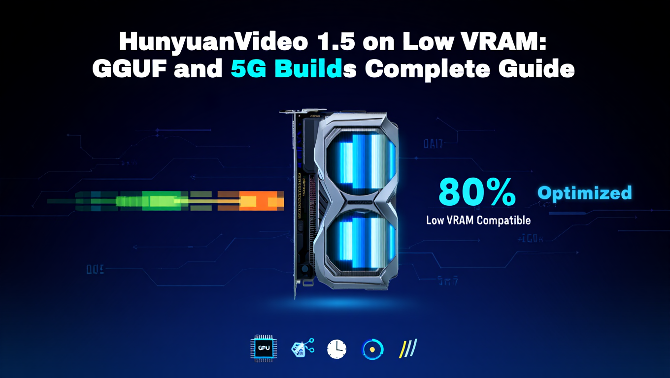 HunyuanVideo 1.5 on Low VRAM: GGUF and 5G Builds Complete Guide tutorial banner