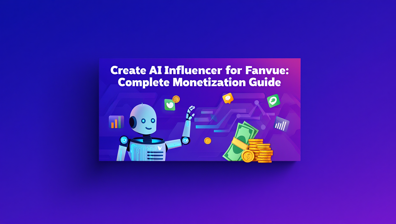 Create AI Influencer for Fanvue: Complete Monetization Guide tutorial banner