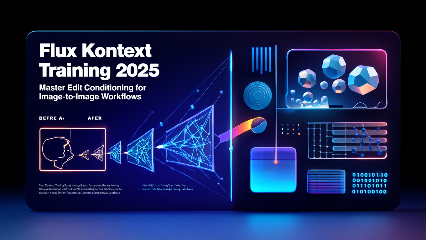 Flux Kontext Training 2025: Master Edit Conditioning for Image-to-Image Workflows featured image
