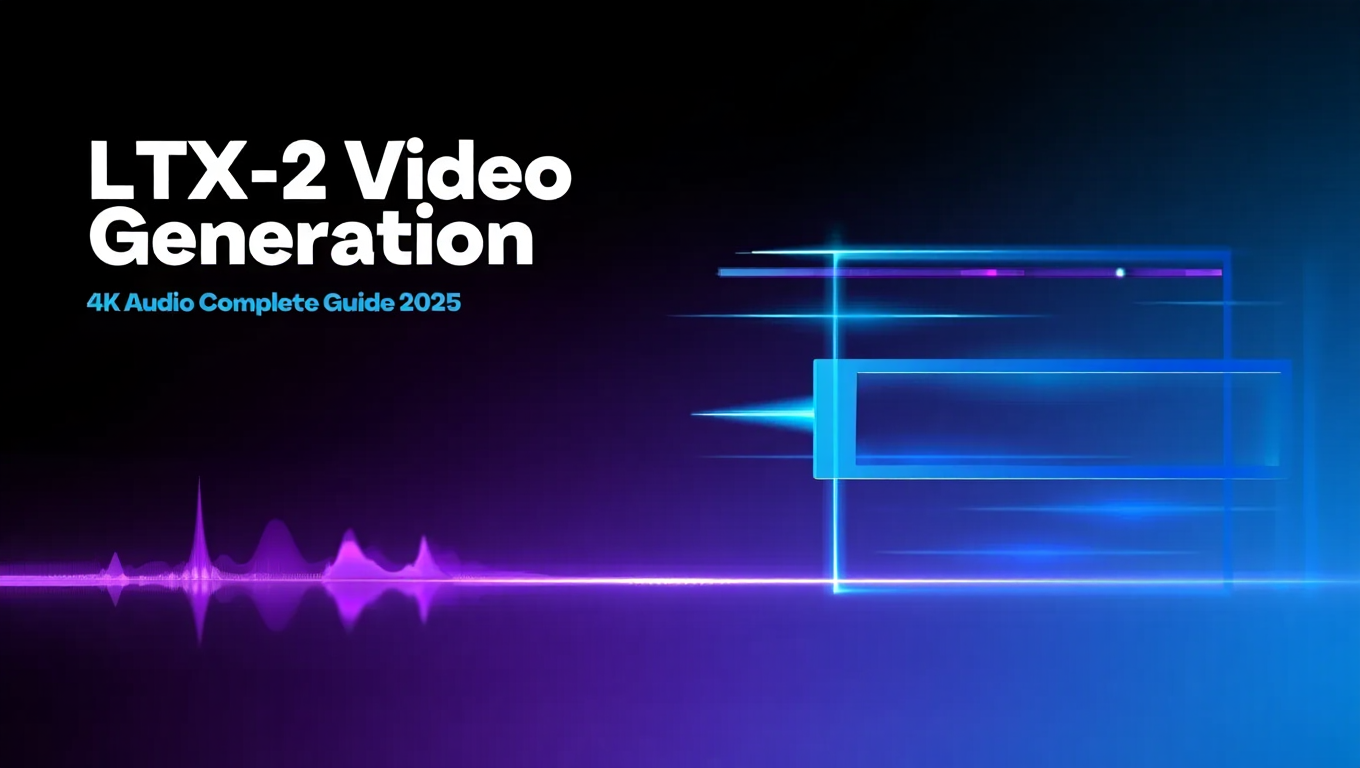 LTX-2 Video Generation 4K Audio Complete Guide tutorial banner