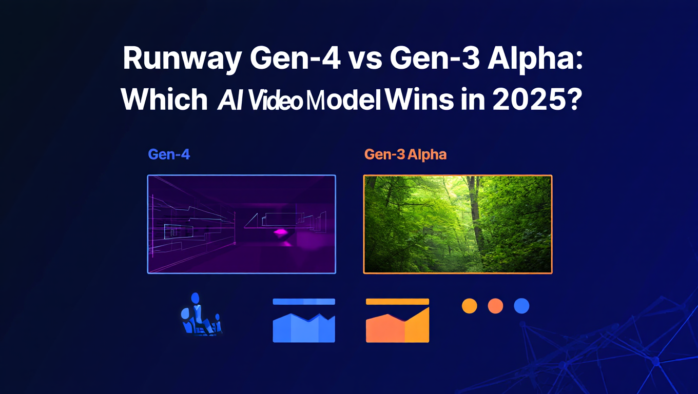 Runway Gen-4 vs Gen-3 Alpha: Which AI Video Model Wins in 2025? comparison graphic