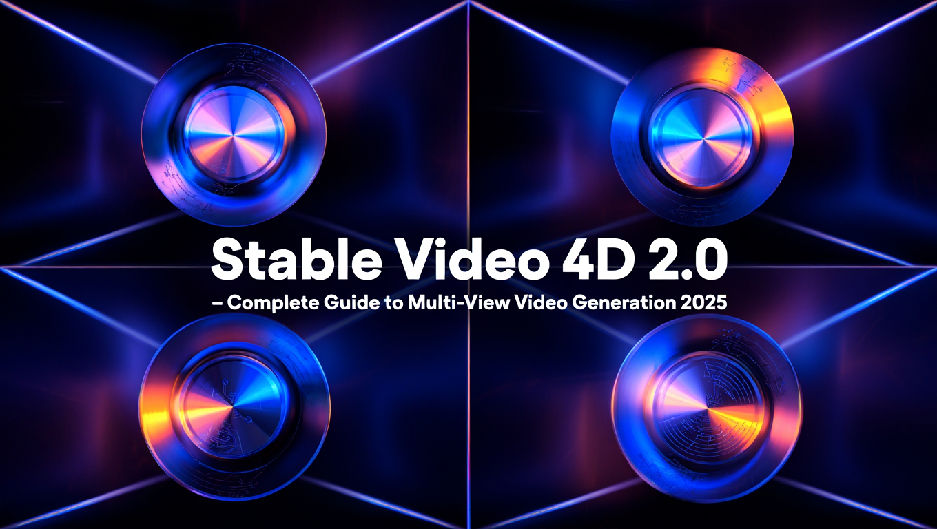 Stable Video 4D 2.0 - Complete Guide to Multi-View Video Generation tutorial banner