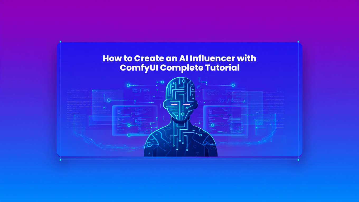 ComfyUI workflow for creating AI influencer with consistent character appearance