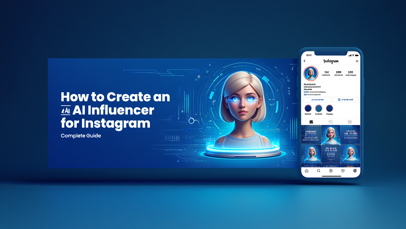 AI influencer Instagram profile showing consistent character content