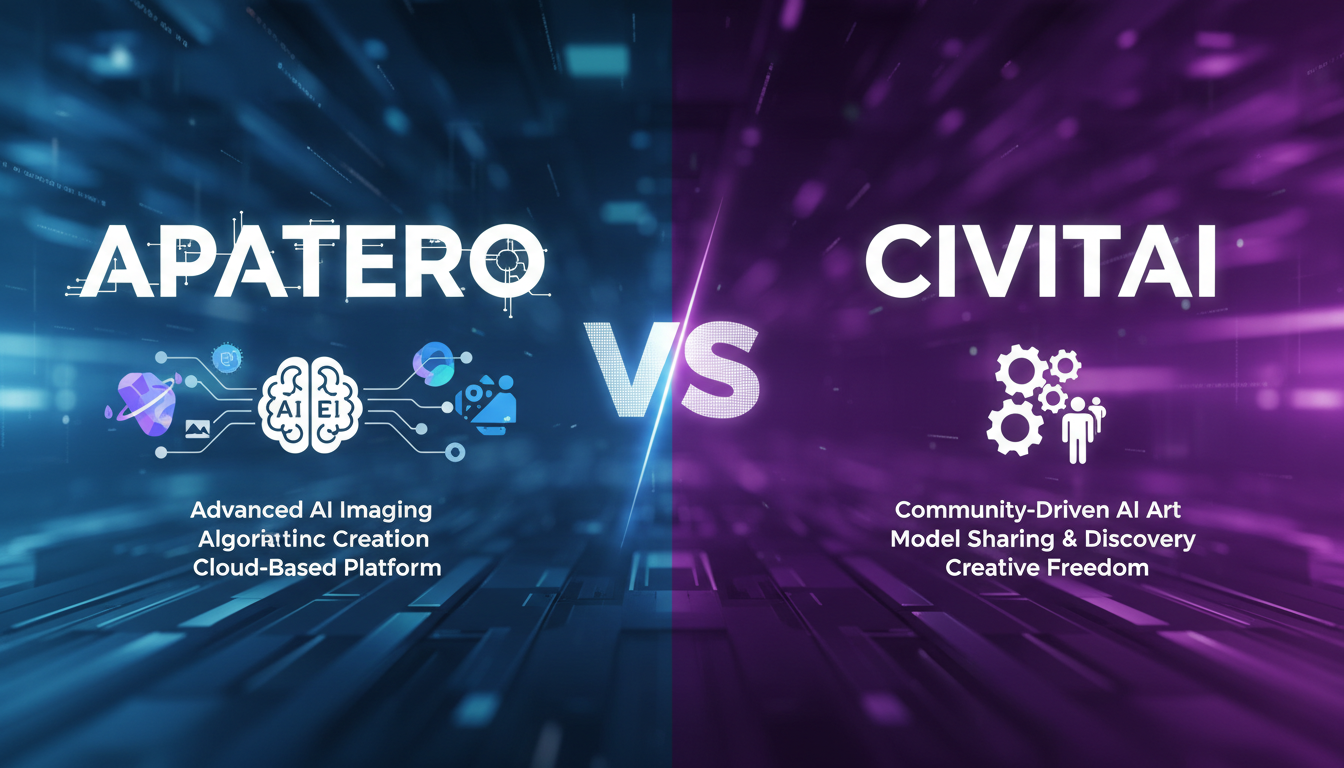 Apatero vs CivitAI comparison for NSFW AI image generation platforms