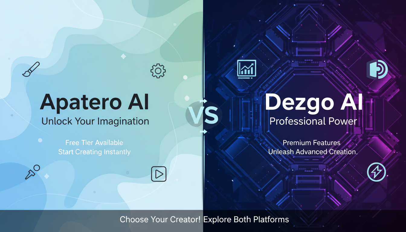 Apatero vs Dezgo comparison for AI image generation