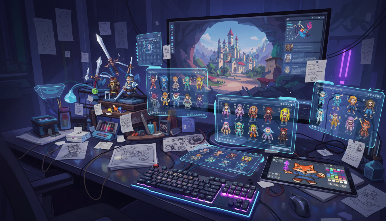 AI art for game development