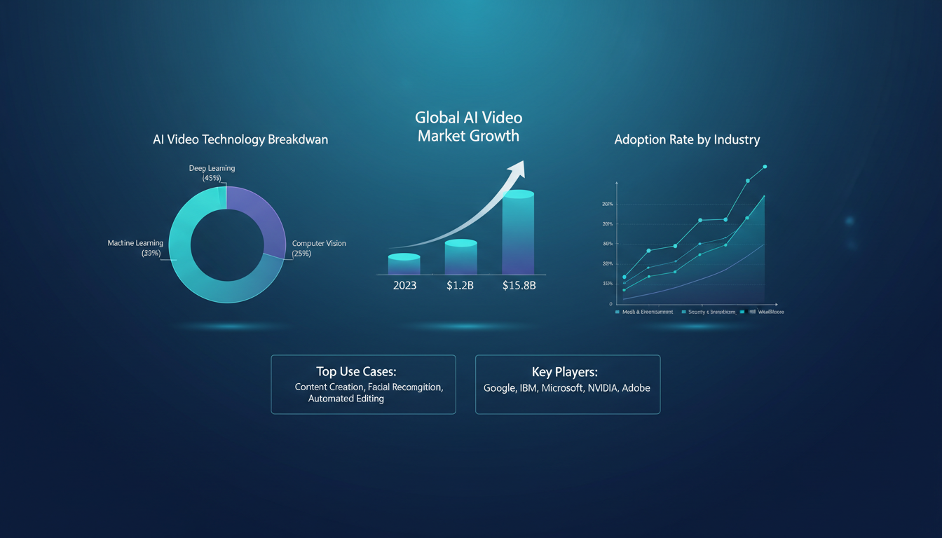 AI video generation statistics and market data 2025