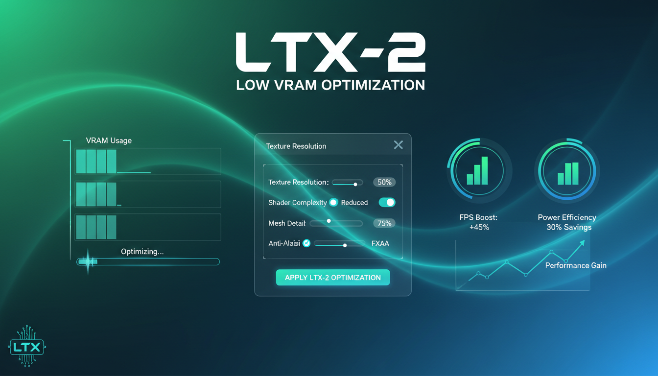 LTX-2 8GB VRAM optimization guide for low-end GPUs
