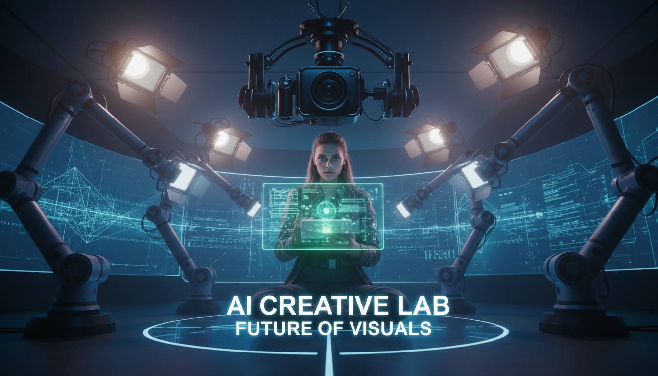 AI photography composition and lighting for professional content