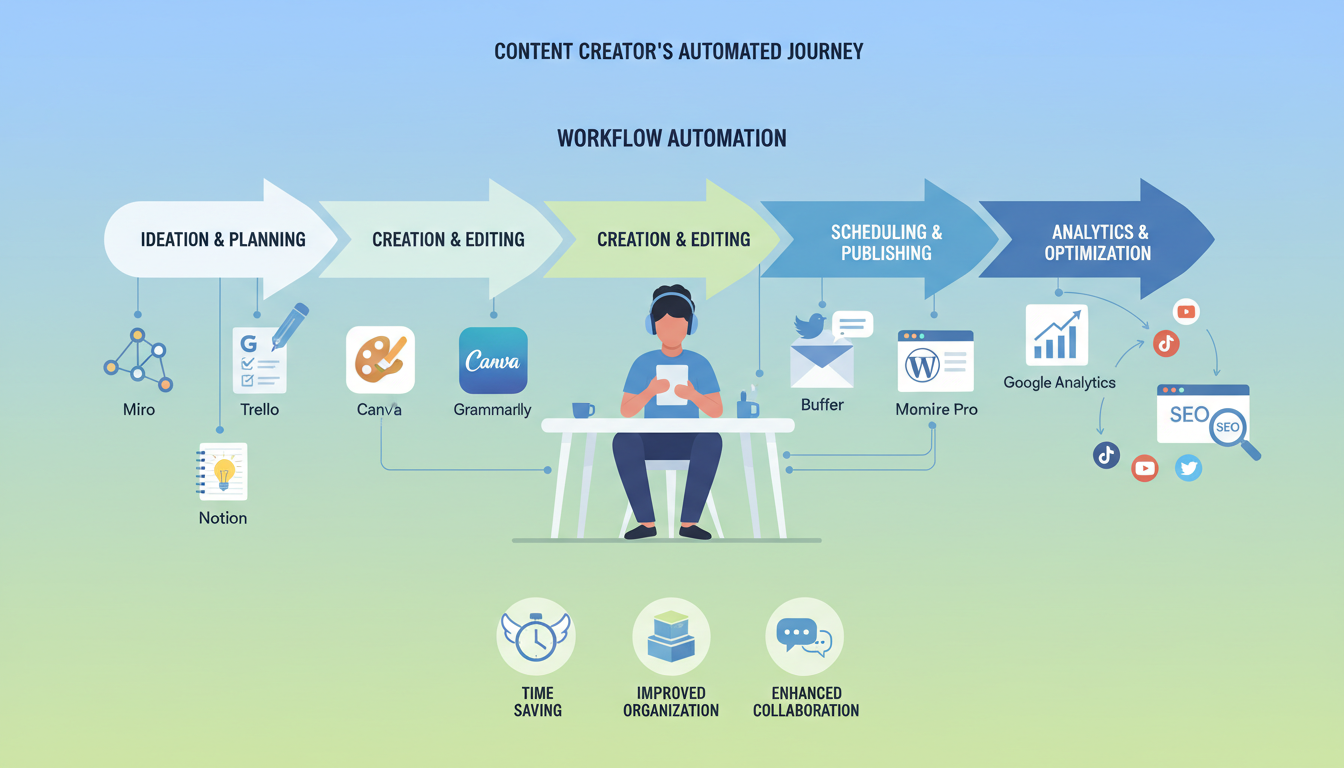Workflow automation tools for content creators