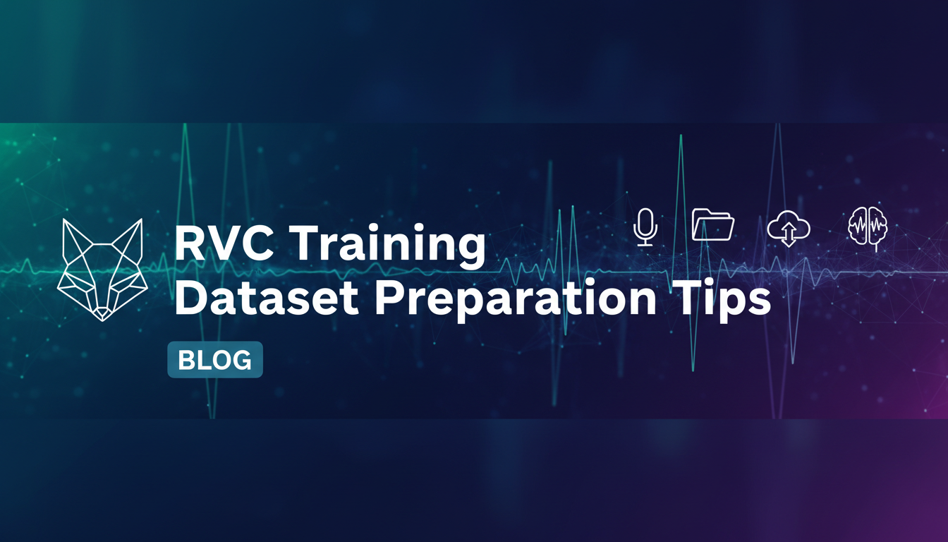 RVC training dataset preparation guide