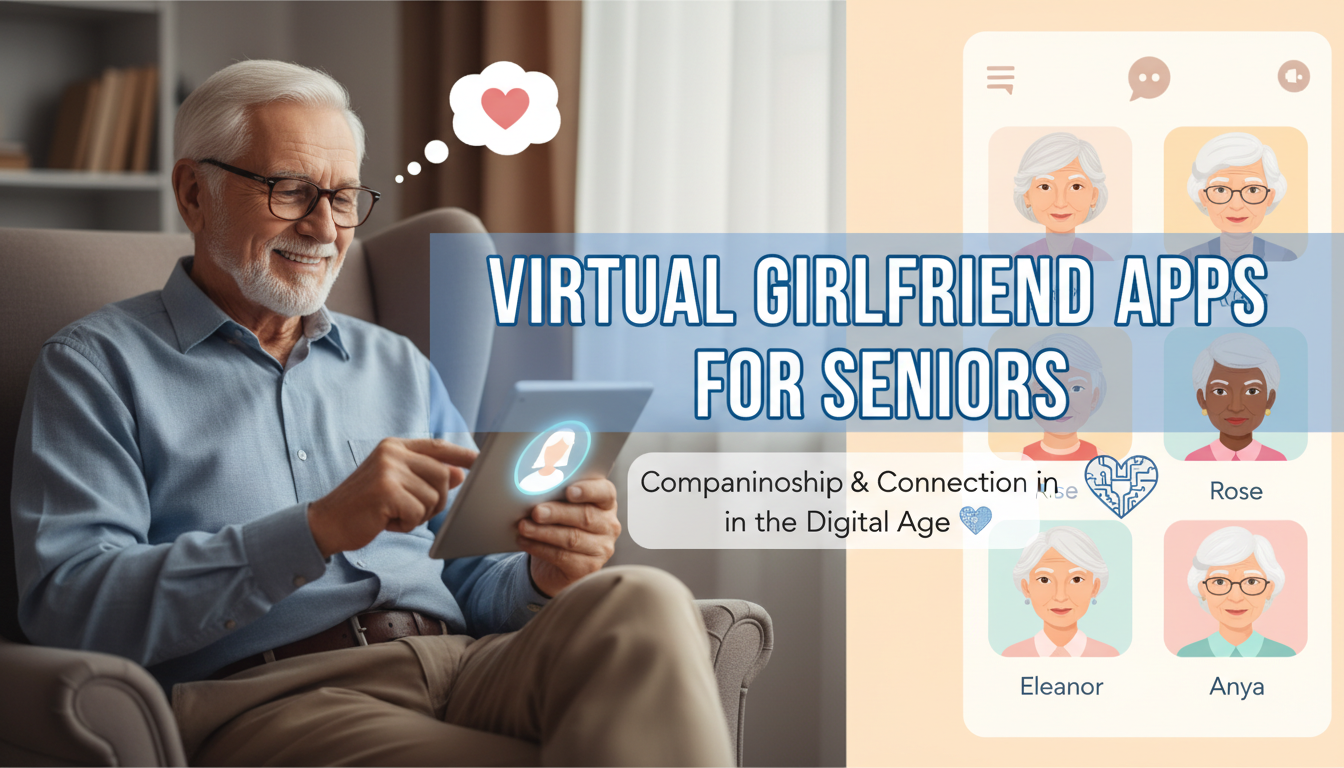 Virtual girlfriend apps for seniors and elderly users