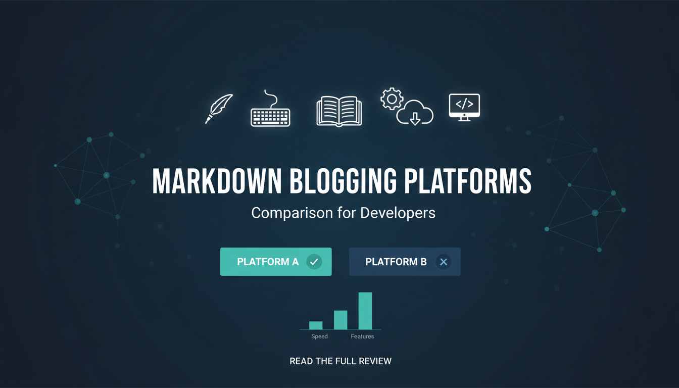 Markdown blogging platforms comparison