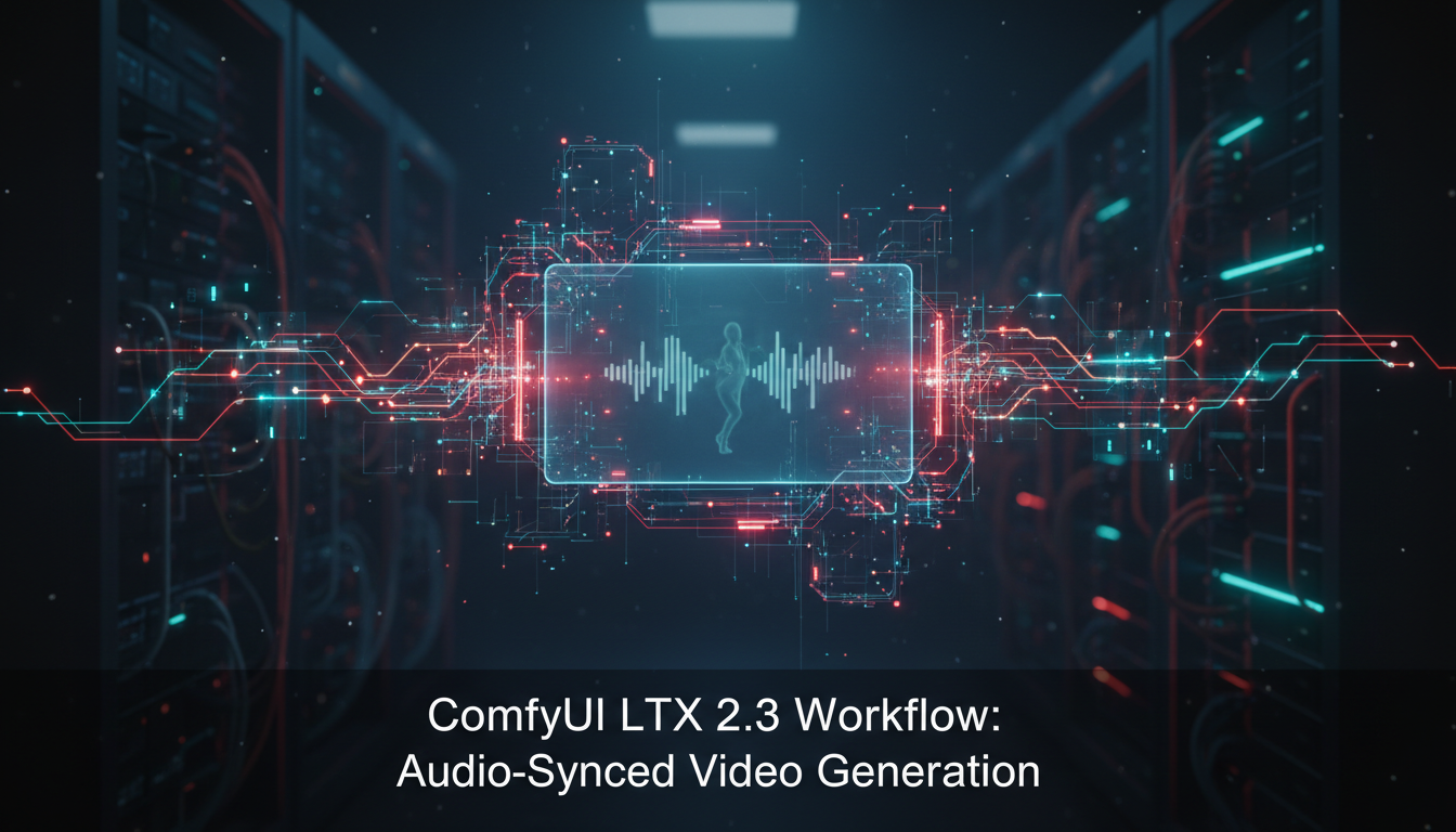 ComfyUI LTX 2.3 workflow for audio-synced video generation